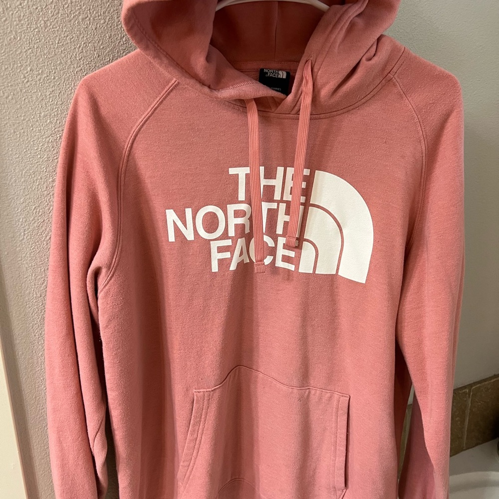 Pink North Face Hoodie
